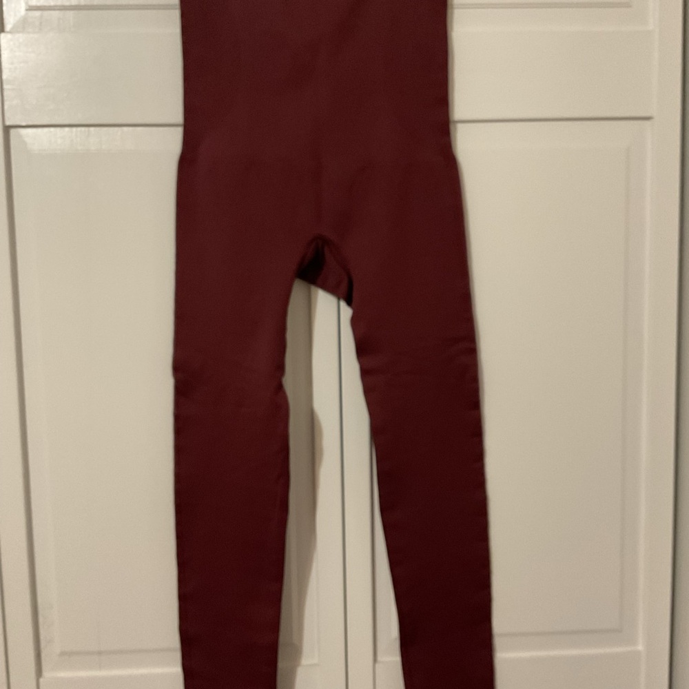 Shapermint Kids Burgundy High-Waist Leggings